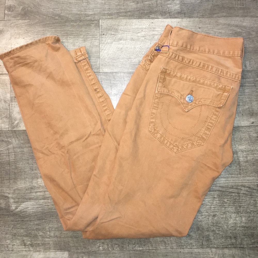 Tan True Religion Jeans